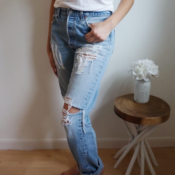 Distressed Jeans