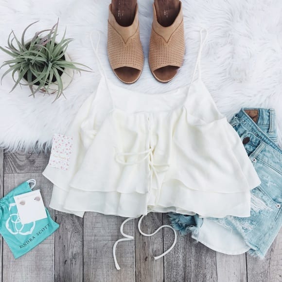 Lace Crop Tops