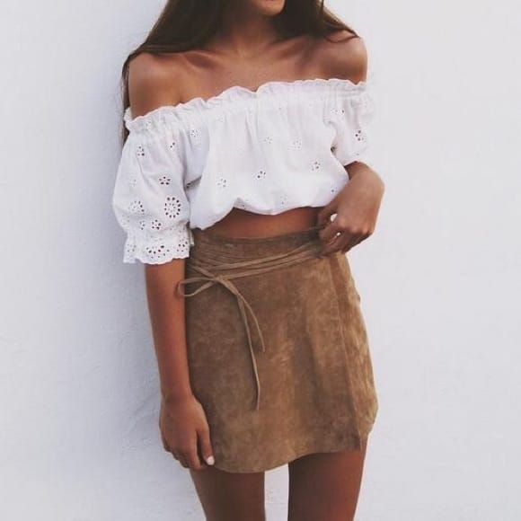 Suede Skirts